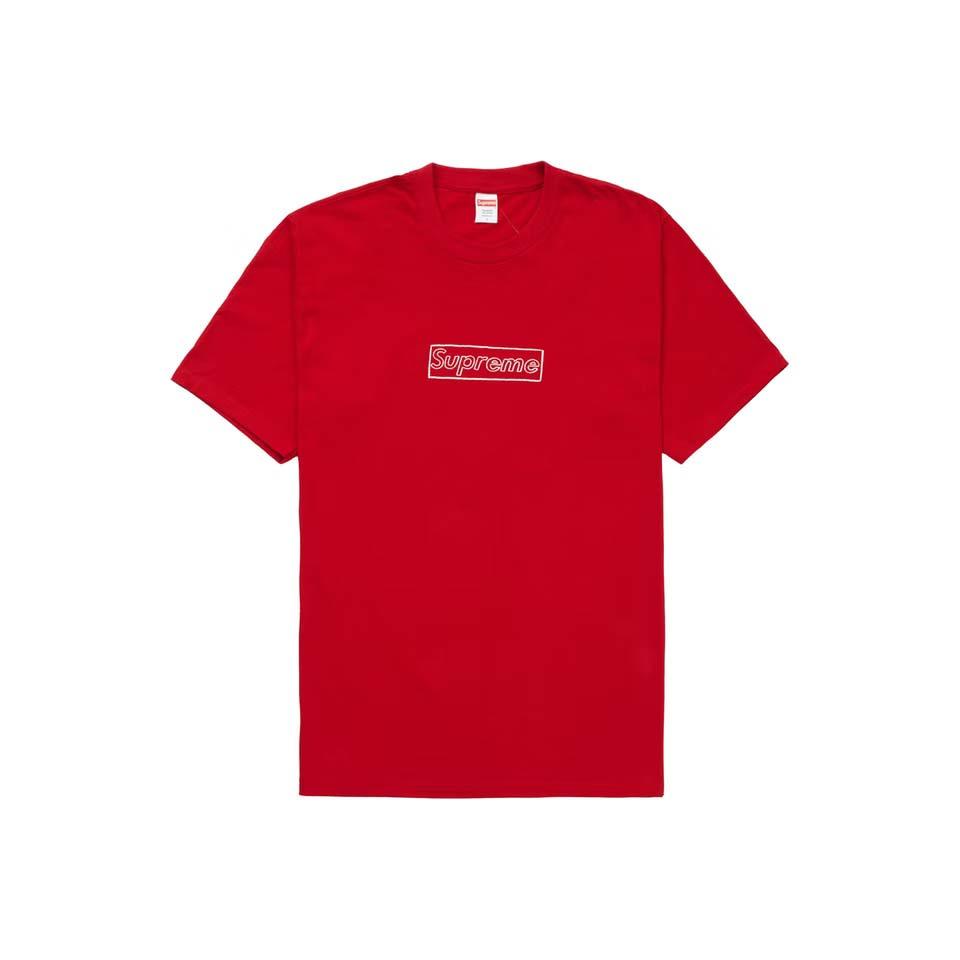 Camiseta Supreme Kaws Chalk Rojas | Supreme 432RW